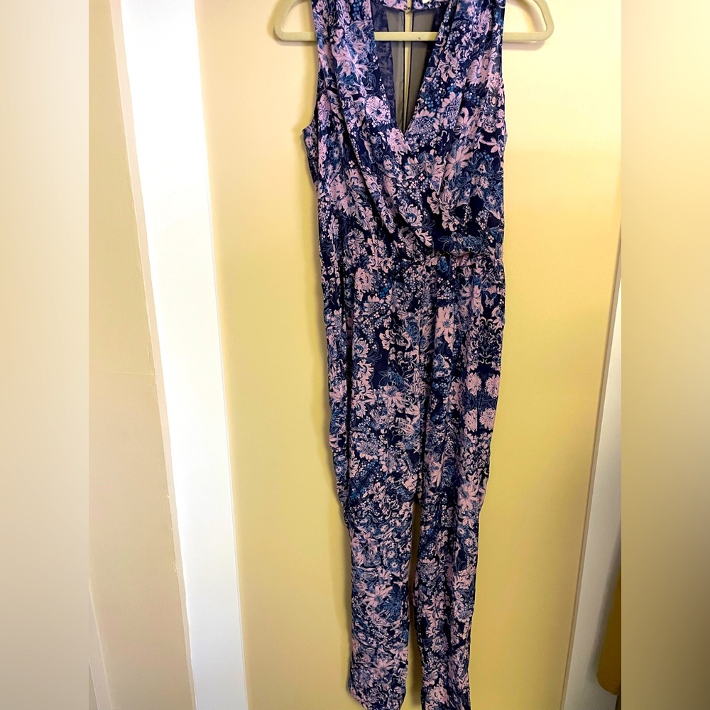Shades of Purple Jumpsuit - 100% Silk